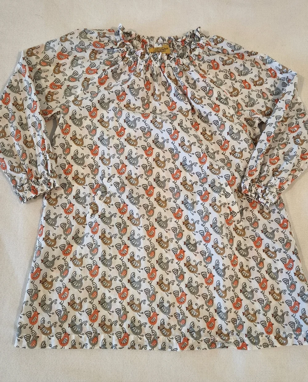Roberta Roller Rabbit Size 4 Cotton Bird Dress
